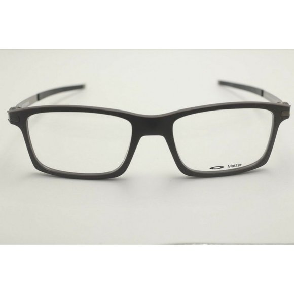 Oakley Pitchman 8050 0453 Rectangle Satin Brownstone Eyeglasses Lenses 53mm - Picture 2 of 5